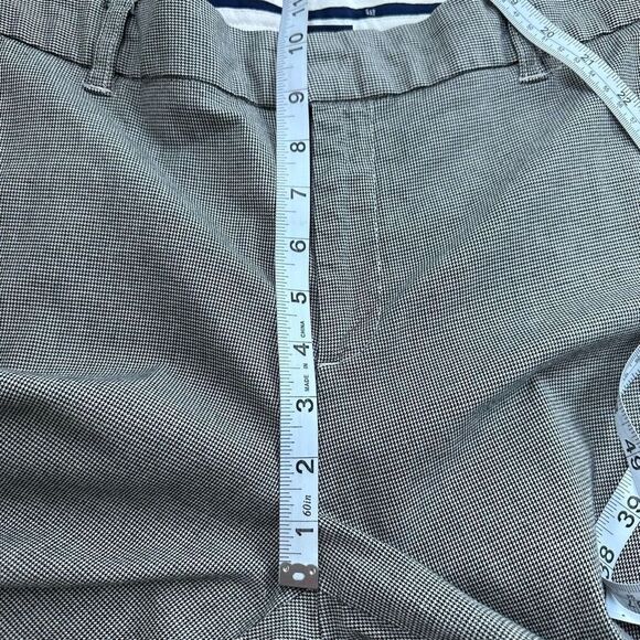 Gap Womens Blue Straight Leg Crop Mid Rise Slash Pocket Cotton Stretch Pants 14 - Picture 12 of 13